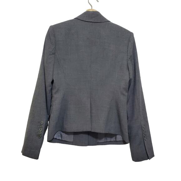 BCBGMaxazria Size Medium Single Button Wool Blend Blazer with 4 Front Pockets - Picture 3 of 11